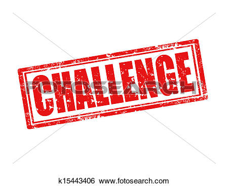 Clip Art. Challenge-stamp