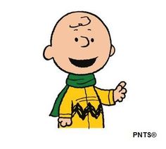Clip art: Charlie Brown winter
