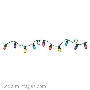 String Of Christmas Lights .