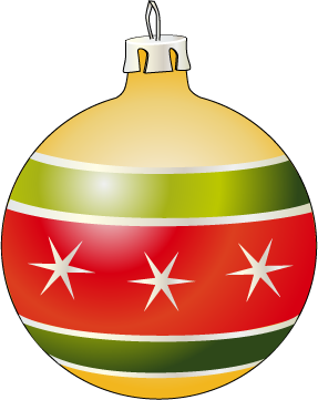Christmas Ornament Clip Art C