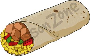 Clip Art Collections - Burrito Clipart