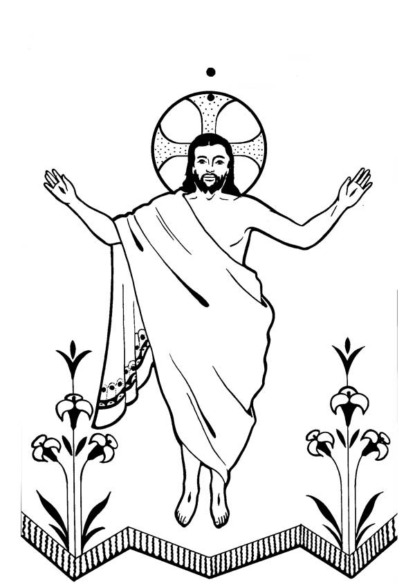 Clip Art Color Picture Of The Resurrection