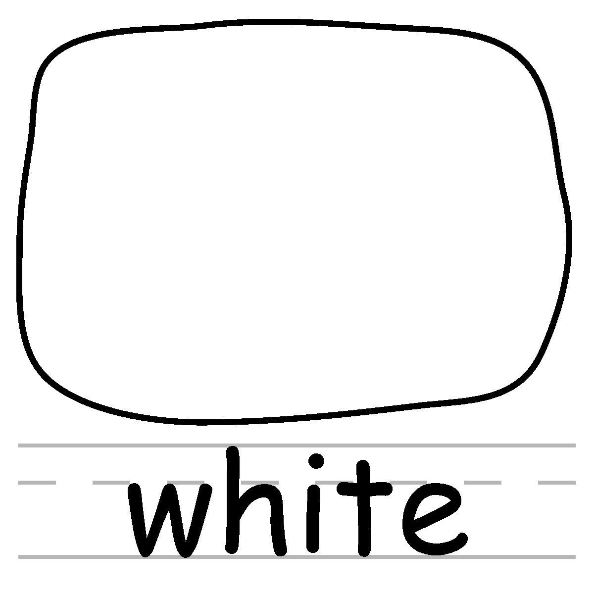 Clip Art Colors White Clipart - White Clipart