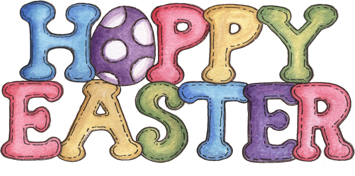 Happy Easter Eggs Clip Art