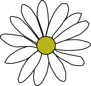 Daisy Flower Clipart. Valenti