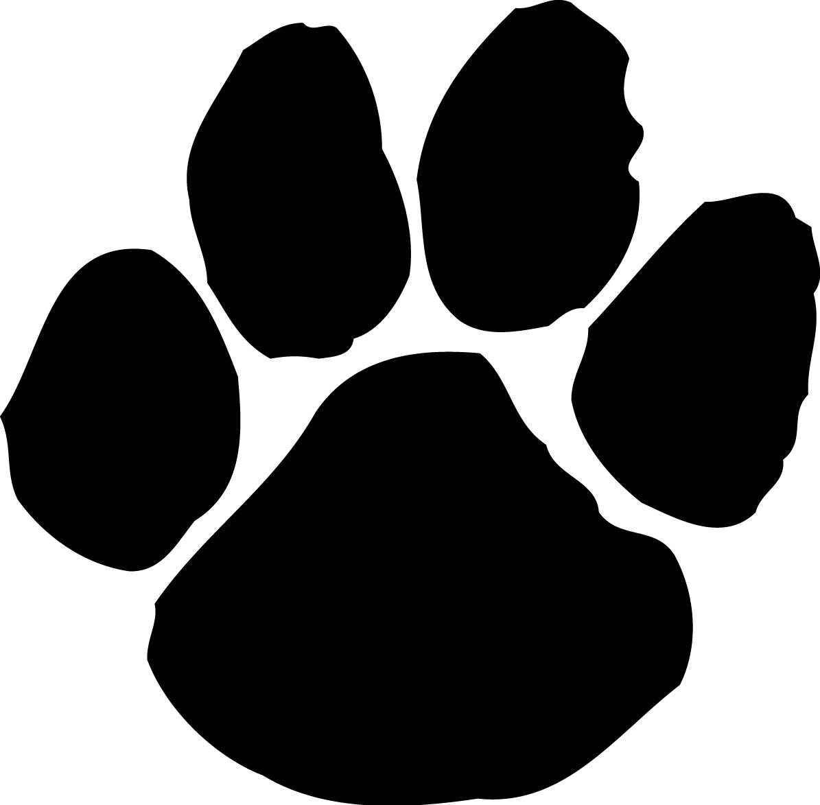 Clip Art Dog Paw Print - Clipart library