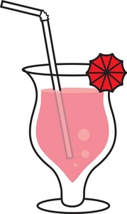 Clip Art Of A Tub Of Drinks C