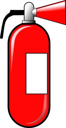 Clip Art Fire Extinguisher . - Clipart Fire Extinguisher