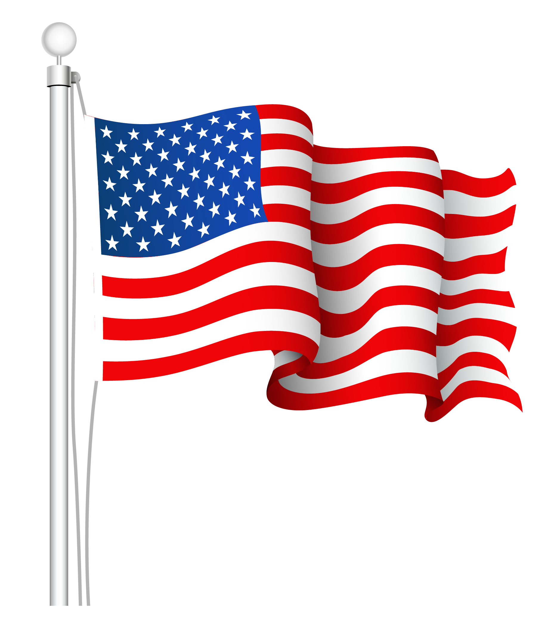 Clip art flag free usa dromfe - Waving American Flag Clip Art