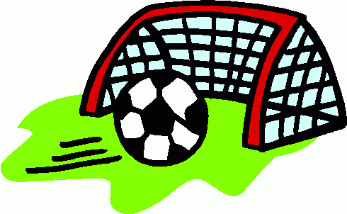 Clip Art Football Field Goal  - Football Game Clipart