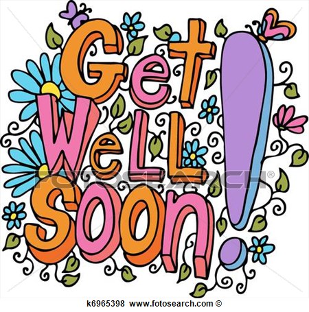 Clip Art Get Well Soon Message Fotosearch Search Clipart