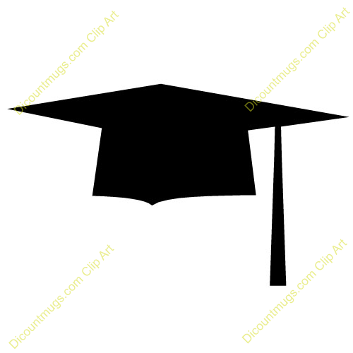 Flying Graduation Caps Clip A