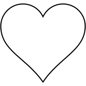 Clip art, Heart and Search on - Heart Outline Clip Art