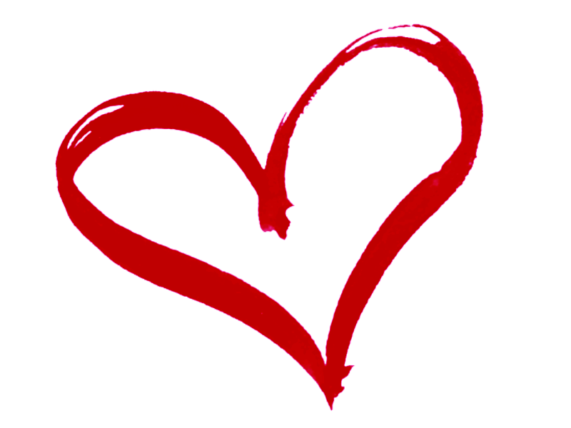 Clip art heart outline free c - Red Heart Clipart