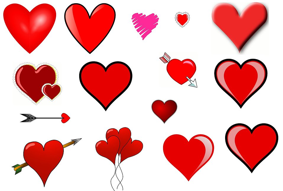 Clip art hearts : Free Stock  - Clipart Hearts Free