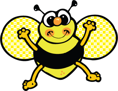 Free Cartoon Honey Bee Clip A