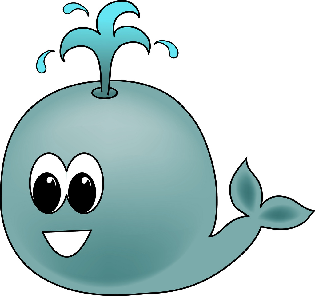 Clip Art Illustration Of A Ca - Whales Clipart