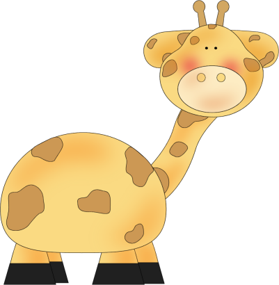 Clip Art Image Of A Cute Giraffe Great For Kids Or Baby Projects