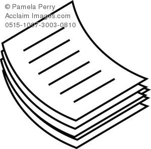 Clip Art Image Of A Stack Of ..