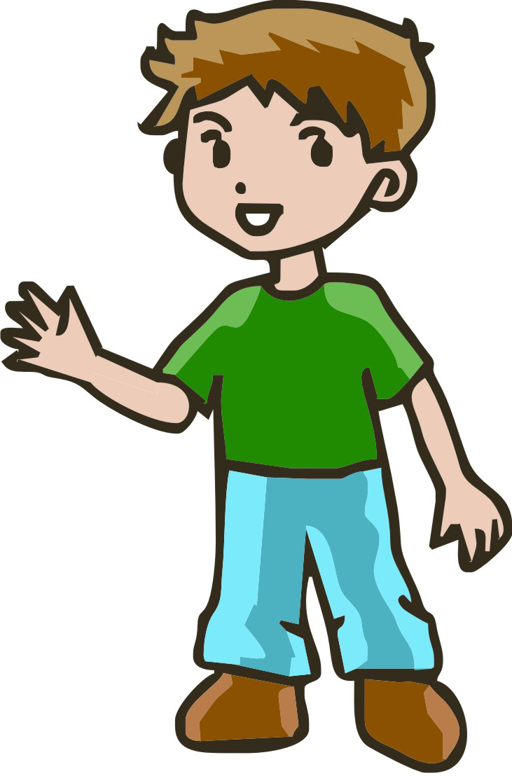 Clip art images of strong boy - Clipart Kid