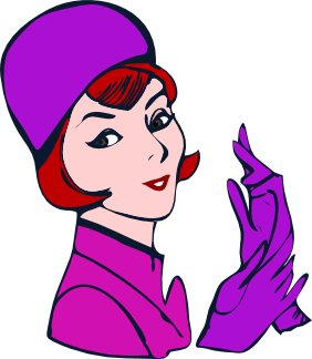 Cartoon Lady Clipart