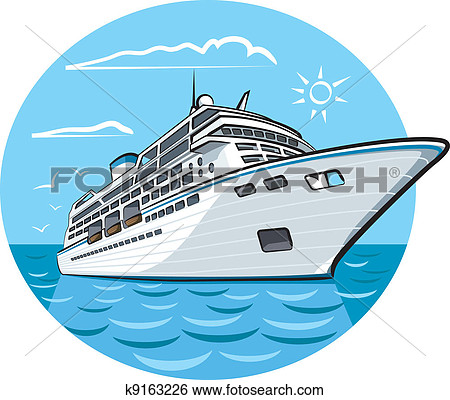 Clip Art. luxury cruise ship