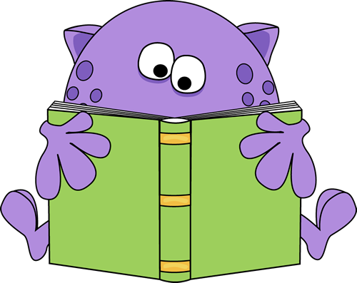 Clip Art Monster Reading | Clipart library - Free Clipart Images