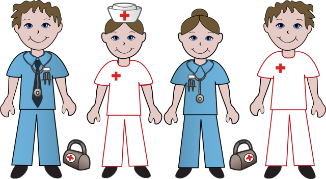 Clip art, Nurses and Doctors  - Clipart Nurses