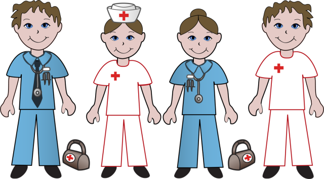 Clip art, Nurses and Doctors  - Nurses Clip Art
