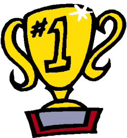 Clip Art Of A 1st Place Troph - Clipart Trophy