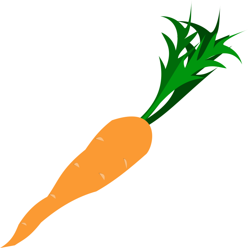 Clip art of a carrot