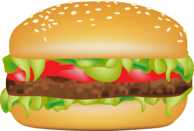 clipart hamburger