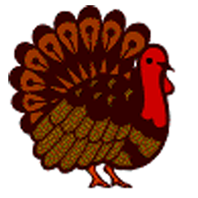 Clip art of a turkey