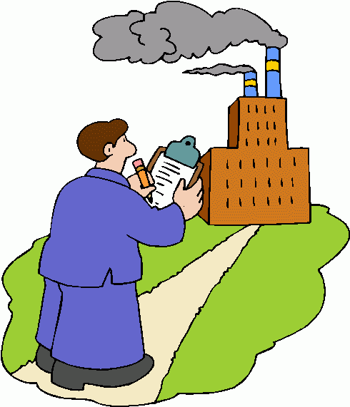 Clip Art of Air Pollution