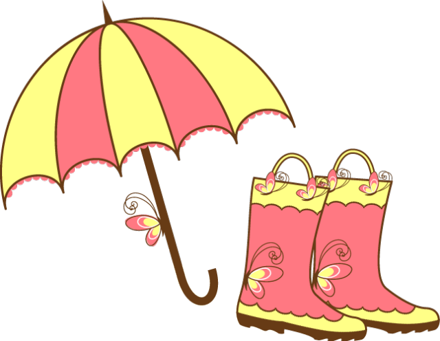 Clip Art Of An Umbrella And Boots Dixie Allan
