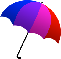 Clip art of an umbrella clipa - Clipart Umbrella