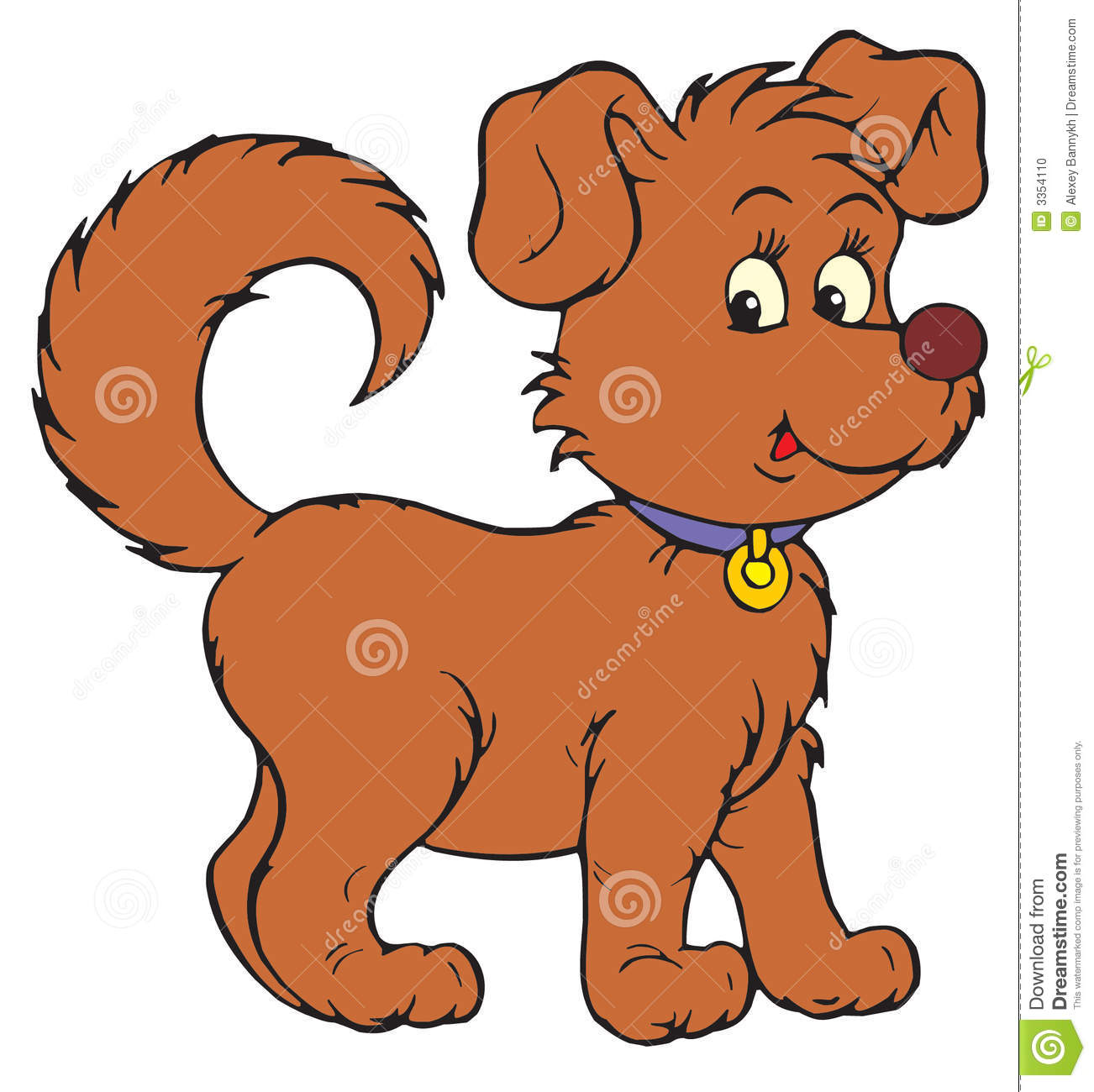 My pet dog clipart - . Click 