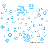Falling Snowflakes Background