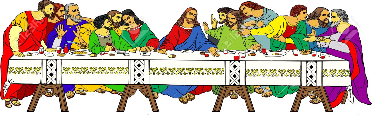 Clip Art of the Last Supper - Last Supper Clip Art