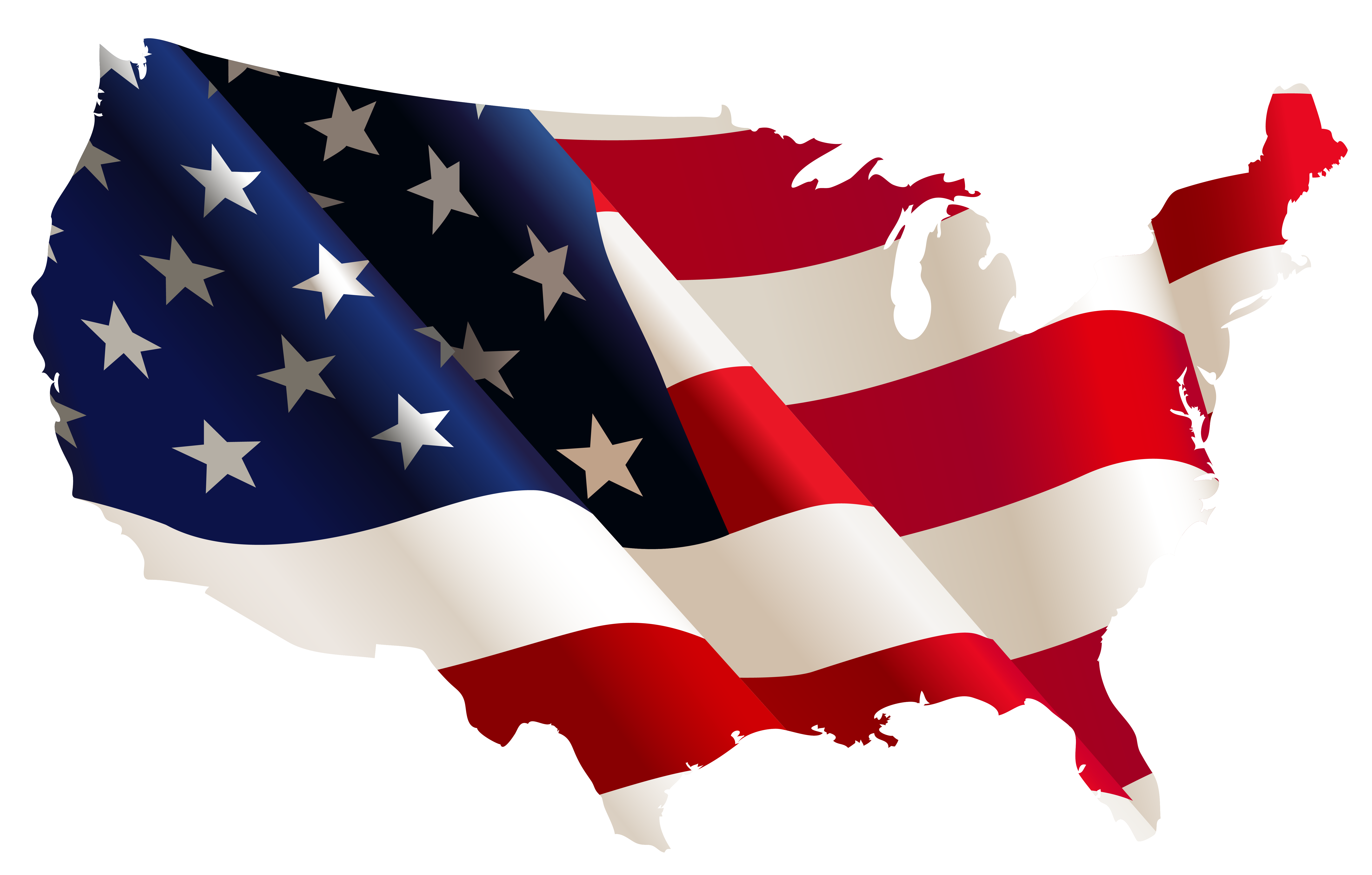 Us Map With States Clip Art A