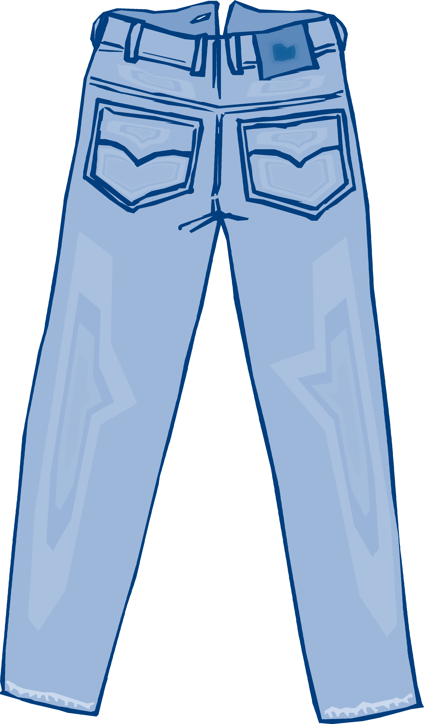 Clip Art Old Jeans Clipart. I - Blue Jeans Clip Art