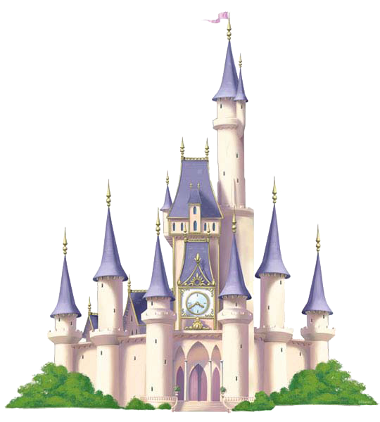 Clip Art On Pinterest Binder  - Disney Castle Clip Art