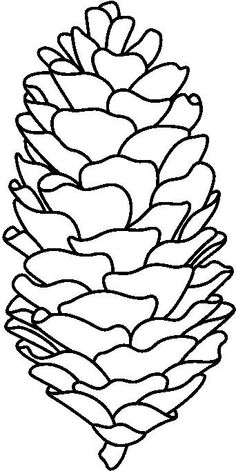 Clip Art Pine Cone Clip Art pine cone clipart black and white clipartall pinecone pattern color