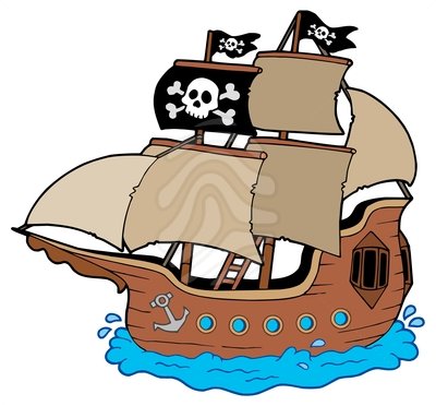 Clip Art Pirate Ship Clipart .