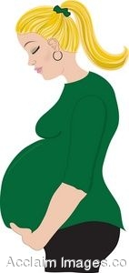 Pregnant Woman Silhouette Cli