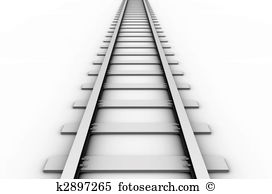 Clip Art. Rail track