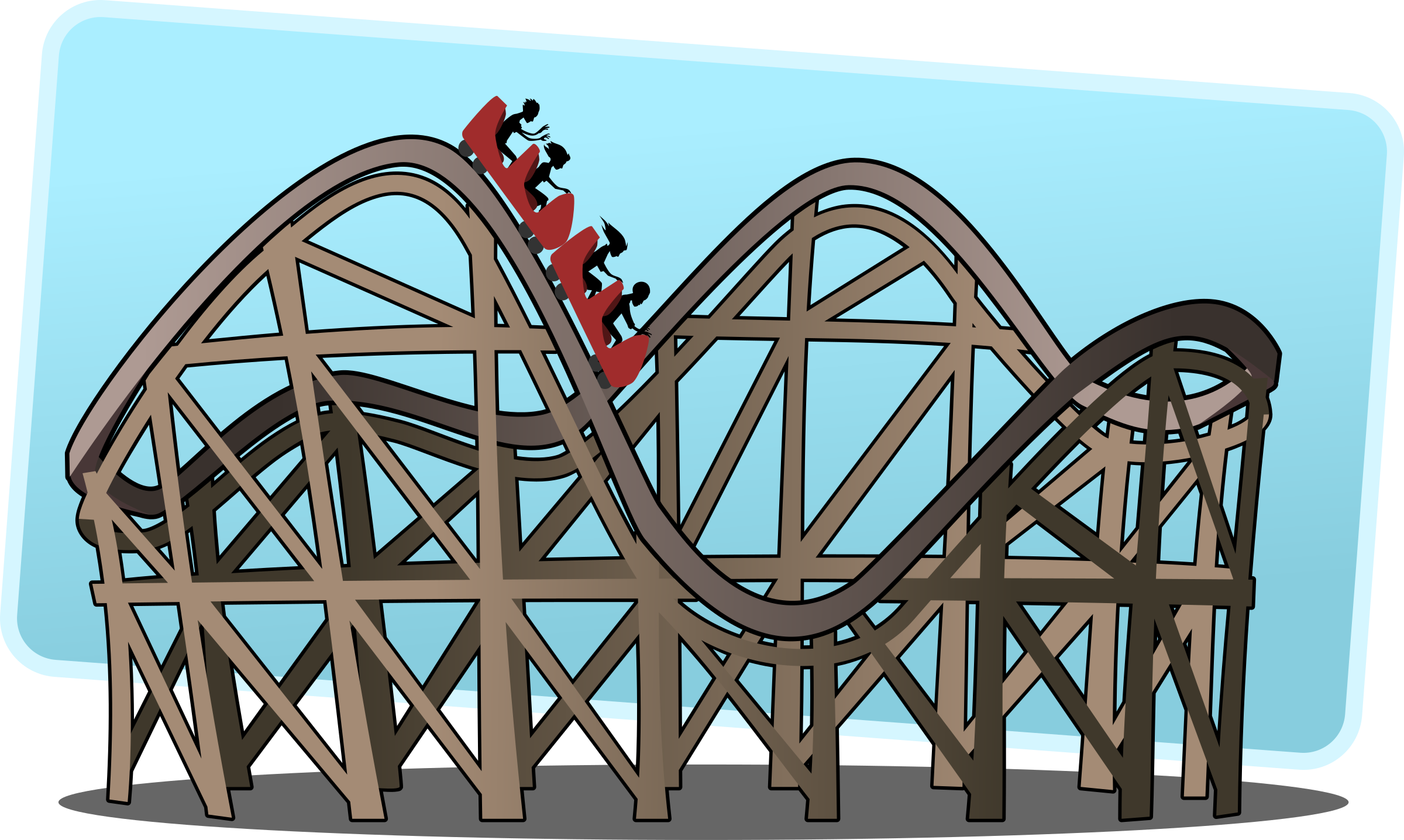 Clip Art Roller Coaster Clip Art fun roller coaster clipart clipartall big image png