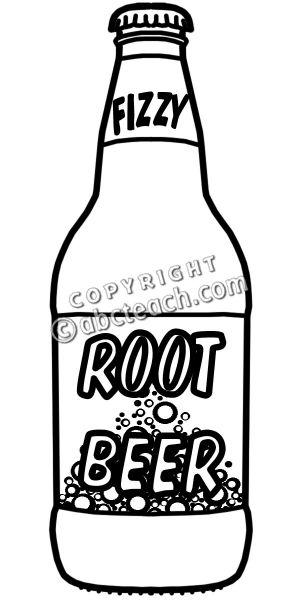 Clip Art: Root Beer Bu0026W .