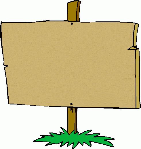Sign Post 1 Clipart Sign Post