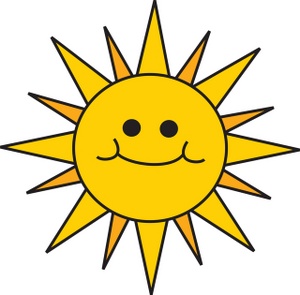 Clip Art Smiling Sun
